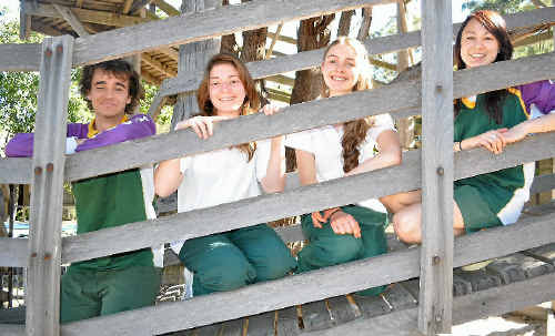 SOTE students Callum Heron, Marian Faa, Maggie Doolan and Mei Lu. SOTE students Callum Heron, Marian Faa, Maggie Doolan and Mei Lu.